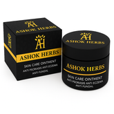 Ashok Herbs Anti Psoriasis & Eczema Healing Cream – Natural Relief for Dry, Itchy Skin – Soothing Ointment